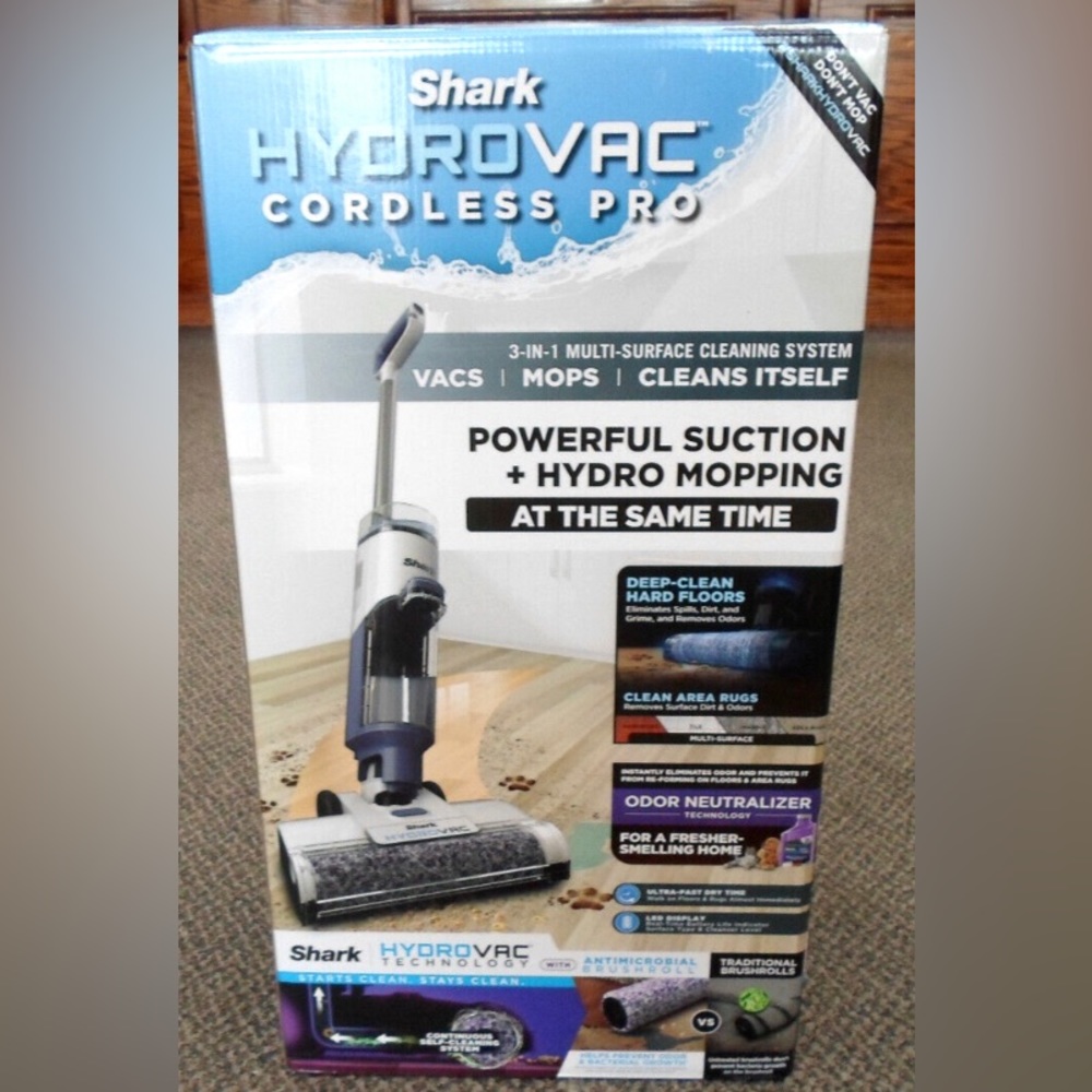 Shark HydroVac Cordless Pro New But Needs Filter